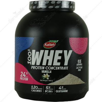 تصویر وی پروتئین 100 درصد 1800 گرمی(وانیلی)